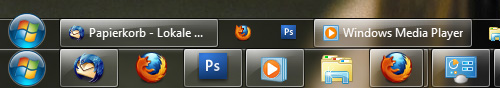 taskbar vergleich alt-neu