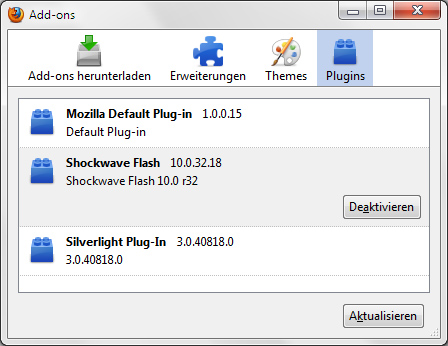 Plugins updaten